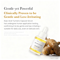 Sérum Clarifiant et Équilibrant à l'Acide Kojique et au Curcuma, Sérum Anti-âge à la Niacinamide pour l'Hydratation et le Soutien de la Barrière Cutanée