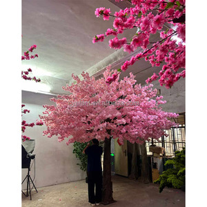 <span class=keywords><strong>Arbre</strong></span> Sakura géant <span class=keywords><strong>japonais</strong></span> à fleurs de cerisier <span class=keywords><strong>rose</strong></span> avec <span class=keywords><strong>fleur</strong></span> en tissu véritable pour la décoration extérieure du jardin - Product Image 3