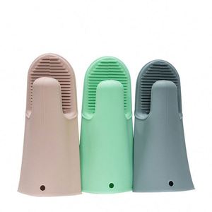 ถุงมือซิลิโคนกันน้ำสำหรับครัว ทนทานต่อการสึกหรอ ยาวพิเศษ ป้องกันความร้อน ใช้กับเตาอบไมโครเวฟ อบขนม ป้องกันการลื่น - Product Image 1