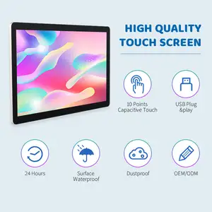 Fabrik preis Wand halterung LCD alles in einem Bildschirm Touchscreen-Monitor mit kapazitivem Touch