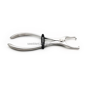 Forceps de placement d'anneaux dentaires Premier pour le placement de ligatures, instrument <span class=keywords><strong>BERNAL</strong></span>, forceps en acier inoxydable - Product Image 4