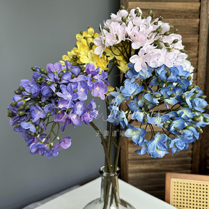 Flores de Hortensia Artificiales Jinxi, Color Morado, Decoraciones de Seda para Bodas, Accesorios de Fotografía para Exteriores, Decoración del Hogar - Product Image 1