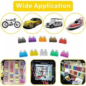 Kit <span class=keywords><strong>de</strong></span> fusibles automobiles ATO/ATC 1A-40A, jeu <span class=keywords><strong>de</strong></span> fusibles à lame standard, mini et micro pour camping-car, véhicule, camion, marine, bateau, yacht - Product Image 6