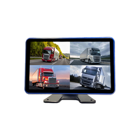 Nueva Pantalla Táctil Hesida de 4 Canales para Automóvil, Función de IA, Pantalla Táctil de 10 Pulgadas para Excavadora, Camioneta, Autobús, Camión, Furgoneta