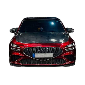 ชุดแต่งคาร์บอนไฟเบอร์ Genesis G70 รุ่น AD Style สำหรับดิฟฟิวเซอร์หน้า สปอยเลอร์ สภาพใหม่ อุปกรณ์เสริมรุ่นอัพเกรด ปี 2021-2023 ติดตั้งง่ายด้วยกาวในตัว - Product Image 1