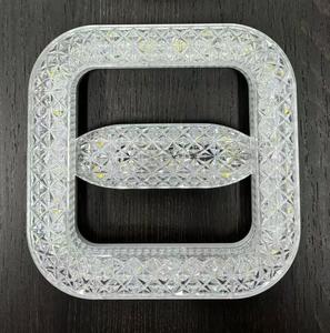 Lámparas de Techo UFO de Cristal, 36W, E27, Forma de Anillo, 3000K, 4000K, 6000K, CCT, Blanco Cálido Suave, Blanco Neutro - Product Image 1
