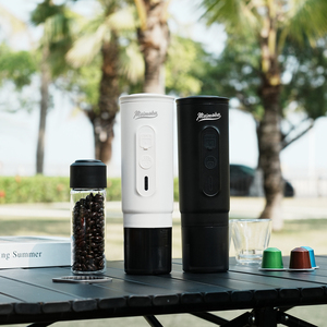 MEIMOKA Máquina de café espresso portátil de 20 bares, compatible con cápsulas y café molido, elaboración rápida, recargable y apto para viajes - Product Image 1