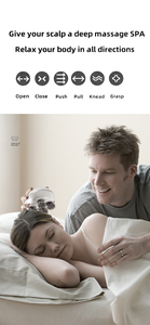 Masajeador de cuero cabelludo de buena calidad, masajeador de cabeza de pelo de mano impermeable, productos portátiles de masaje de cabeza de luz roja - Product Image 4