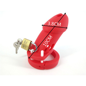 Verrou de chasteté en silicone coloré pour adulte - Product Image 4