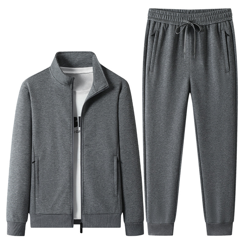High-quality Autumn Best-selling Spandex/polyester Hoodie Set Breathable Elastic Casual Sports Wear Plus Size Two-piece Set · image 4