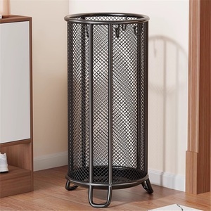 Paragüero Moderno de Hierro Forjado para Vestíbulo de Hotel Comercial, con Capacidad para Dos Lados, Diseño Independiente con Recubrimiento en Polvo - Product Image 1