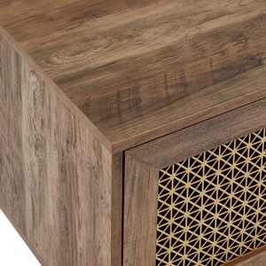 Consola multimedia de TV Keniel de 59 "de la mejor calidad, muebles rústicos de madera de roble manufacturados, precio al por mayor - Product Image 2