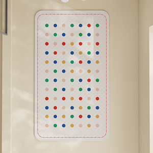 Alfombrilla de seguridad para bañera de estilo moderno, alfombrillas de baño de PVC antideslizantes con patrón sólido, ventosas, alfombrillas ligeras hechas a máquina para Baño - Product Image 5