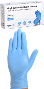 S M <span class=keywords><strong>L</strong></span> XL XXL Taille Spot Commande Livraison Gants jetables en <span class=keywords><strong>nitrile</strong></span> sans poudre - Product Image 6