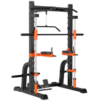 Rack de musculation multifonctionnel avec machine Smith, équipement complet d'entraînement de force pour la maison, banc de musculation et rack à squats