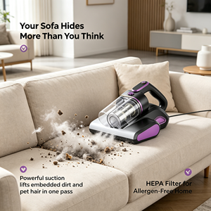 High Efficiency H10 Filtration Powerful Suction Dust Mite Mattress Cleaning Machine for Bed <b>Portable</b> Dust Mite Remover - Product Image 1
