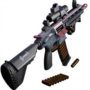 हैंडी एम 416 एम 4 ए 1 इलेक्ट्रिक निरंतर शेल सॉफ्ट बुलेट नायलॉन लॉन्चनीय इलेक्ट्रॉनिक जेल ब्लास्टर बंदूक बंदूक सहायक - Product Image 1