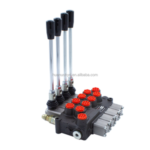 HUANUO DCV40 45 Commande directionnelle pneumatique sectionnelle avec poignée hydraulique 31,5Mpa 50L/min 60L - Product Image 2