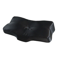 Oreiller de cou en mousse à mémoire de forme ventilée de qualité supérieure avec taie d'oreiller en soie