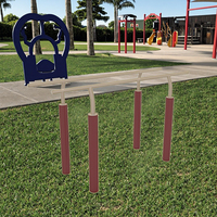 Pour TUV Certified Outdoor Steel Pull-Up Bar Équipement de fitness durable pour adultes et fans de sport pour l'exercice de parc