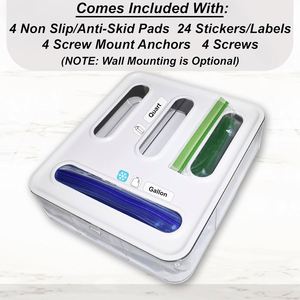 Organizador de Bolsas para Cajón de Cocina, Contenedor de Plástico para Bolsas, Dispensador de Bolsas para Organizadores de Cocina y Almacenamiento - Product Image 2