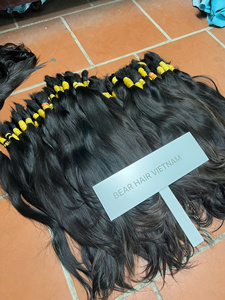 Vente en gros 2026 Tissage de cheveux humains bruts du Vietnam, Cheveux vierges non traités naturels raides, ondulés et bouclés pour les marques de beauté - Product Image 2
