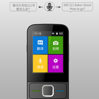 Appareil de traduction intelligent de langues à balayage vocal automatique en temps réel Portable de haute qualité