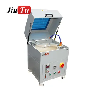 2 Slot Automatic Buffing And Polishing Machine Station Scratches Removal Machine For Mobile Phone Front Screen And Back Glass
