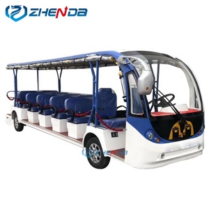 Hot Selling and fashionable 14- Person Sightseeing Electric Vehicle Without Doors for Traveling Special transportation - Product Image 5