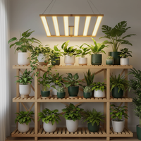 Lampe de culture LED pliable 1000W Golden Smart Control pour une croissance accélérée des plantes, lumière rouge Samsung pour serres et horticulture
