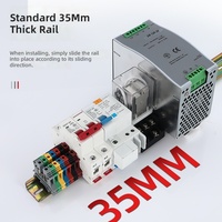 Bloc de terre multifonctionnel basse tension pour installation sur rail DIN, protection IP65, contrôle de protection de circuit, certifié CE