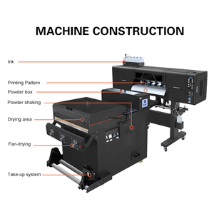 Imprimante DTF double tête XP600 avec machine à vibration de poudre Impression par transfert thermique <span class=keywords><strong>60</strong></span> <span class=keywords><strong>cm</strong></span> sur tissus pour vêtements - Product Image 6