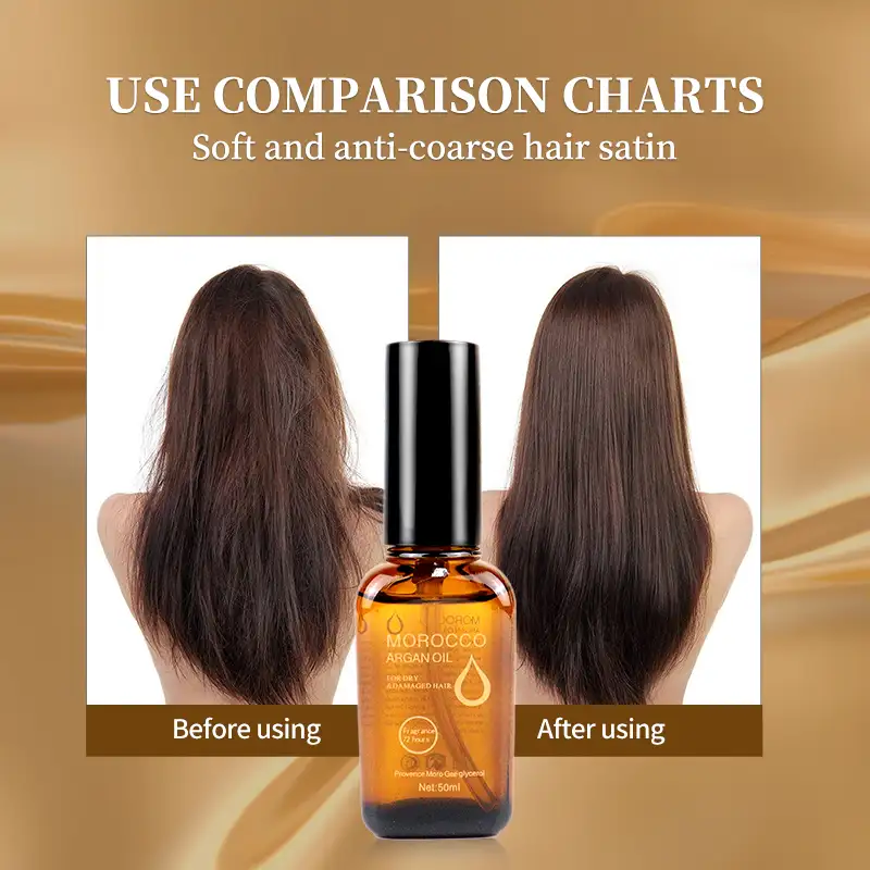 Benutzer definierte Private Label Bio Marokko Arganöl für Haare natürliche reine Haarpflege Serum Haaröl