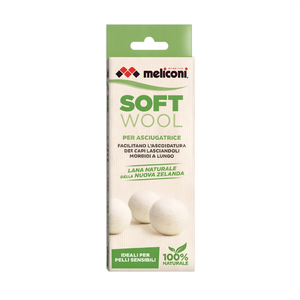 Juego de 3 bolas de lana suave para secadora VERDE 621026 - Product Image 3