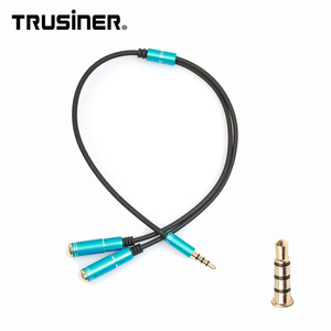 Cheap Price 3.5mm Stereo Headphone <span class=keywords><strong>Jack</strong></span> Y Splitter Audio <span class=keywords><strong>Cable</strong></span> Adapter - Product Image 2