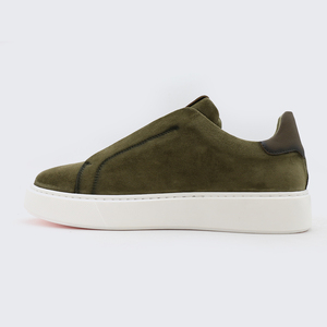 Chaussures de sport pour hommes en daim épais de luxe LANCI pour la vente en gros, design personnalisé en daim, à enfiler, production en petites séries en provenance d'usine - Product Image 5
