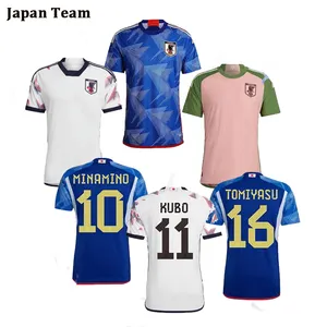 Maillot n ° 11 de l'équipe de football mondiale du japon, maillot n ° 10 de Minano Takumi, équipe de Football japonaise, Nuiform, 2022