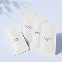 Sachet d'échantillon cosmétique scellé sur 3 côtés, pochette plate en plastique mat ou brillant, petit emballage pour soins de la peau