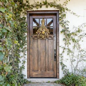 Puerta de Entrada de Madera Sólida Pivotante de Estilo Rústico Moderno, Personalizada y de Alta Calidad, Fabricada en China - Product Image 4