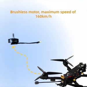 5 Inch Long Range FPV Freestyle <b>Drone</b> 6S 1300KV Motor 55A ESC 2W VTX 1500TVL Camera Racing <b>Quadcopter</b> - Product Image 4