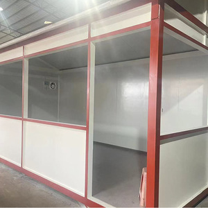 บ้านสำเร็จรูปแผงแซนวิชทรงสี่เหลี่ยม บ้านคอนเทนเนอร์สำนักงาน ดีไซน์ทันสมัย ความหนาตามมาตรฐาน - Product Image 3