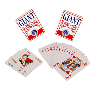 Cartes à jouer géantes Xijiale 21x28cm, grand format, accessoires de mariage, jeu de cartes en papier pour jeux de société et farces - Product Image 1