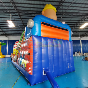 Tobogán Inflable Temático de Construcción, Castillo Hinchable Comercial, Brincolín para Niños, Equipo de Juego - Product Image 4