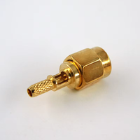 Connecteur coaxial RF à sertir mâle SMA 50 ohms pour câble RG316