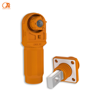 Connecteurs de batterie Connecteur cc étanche 1500V Bornier droit Système de stockage d'énergie à prise rapide