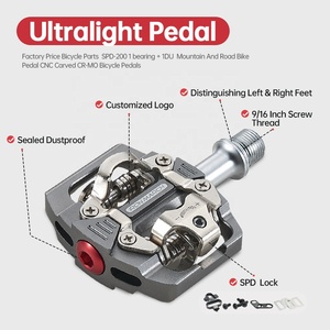 Bàn đạp xe đạp <span class=keywords><strong>SPD</strong></span>-200 chất lượng cao dành cho nữ/nam, màu hồng, có bạc đạn, dùng cho xe đạp leo núi/đường trường/BMX, bàn đạp tự khóa <span class=keywords><strong>SPD</strong></span> - Product Image 5