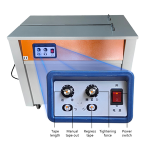 Macchina Reggiatrice Elettrica da Tavolo a Doppio Motore <span class=keywords><strong>per</strong></span> Imballaggio Cartoni 6-15mm PP Vendita Diretta dalla Fabbrica - Product Image 4