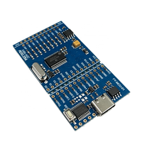 ADS1256 + STM32F030F4P6 Modul Akuisisi Presisi Tinggi Modul Konversi ADC 8 Saluran 24-Bit