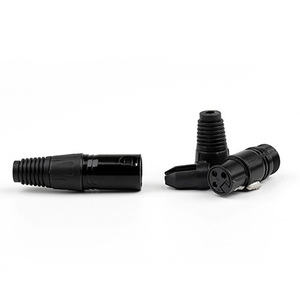 แจ็คหูฟัง XLR 3ขาตัวผู้เป็นตัวเมีย,อะแดปเตอร์ไมโครโฟนเสียงคุณภาพสูงแจ็คหูฟังเสียงและวิดีโอสีเขียวซิงค์อัลลอย - Product Image 4