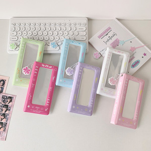 Personalizzabile 2x6 pollici PVC <span class=keywords><strong>foto</strong></span> Album con 4/8 slot <span class=keywords><strong>per</strong></span> <span class=keywords><strong>foto</strong></span> passaporto tasche 10/20 Scrapbook <span class=keywords><strong>per</strong></span> eventi di nozze souvenir - Product Image 1